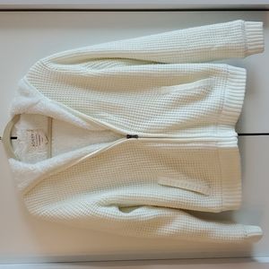 Fluffy hooded jacket